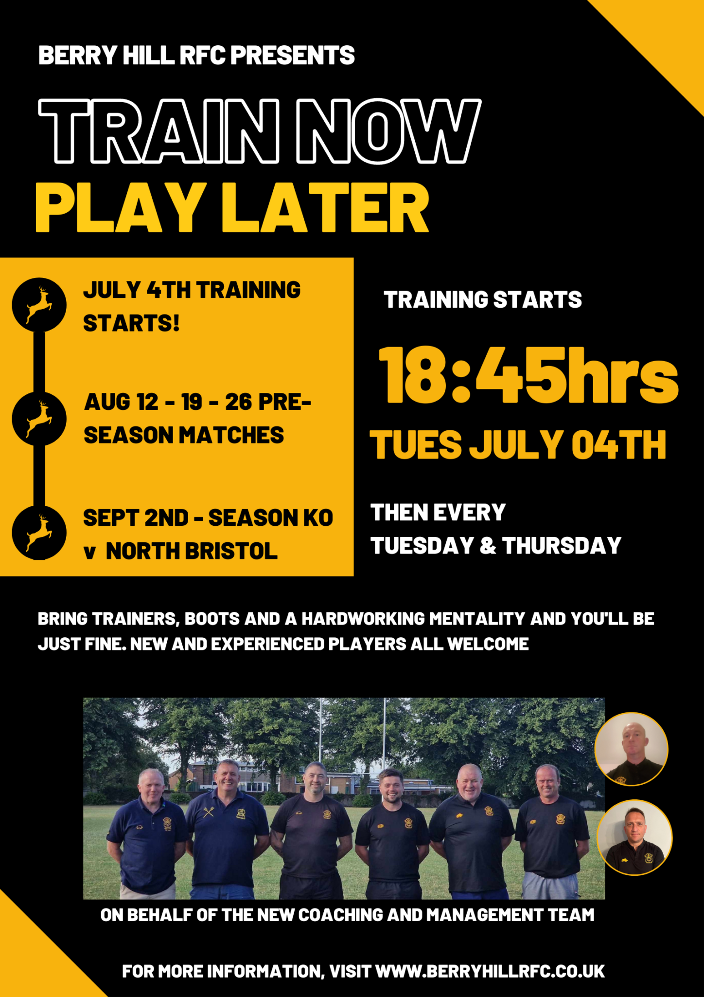Berry Hill Rugby Football Club – Home of the Deers #UPTHEDEERS
